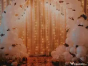 Fundal textil cabină foto 