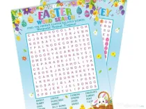 Joc educativ de Paște – Puzzle de cuvinte pentru petreceri și activități școlare