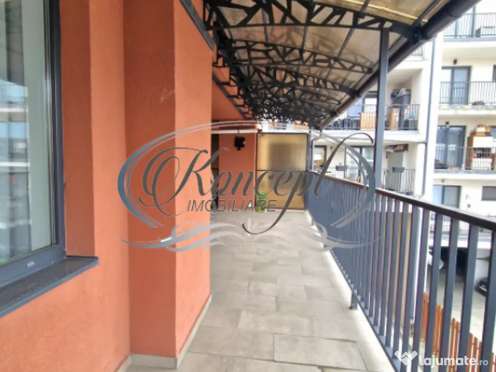 Apartament modern cu terasa si parcare, zona The Office