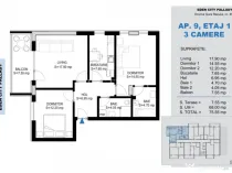 3 Camere Direct Dezvoltator -Finisaje Premium