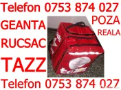 Geanta Tazz folosita,extensibila termoizolanta,rucsac transport alimente bauturi 
