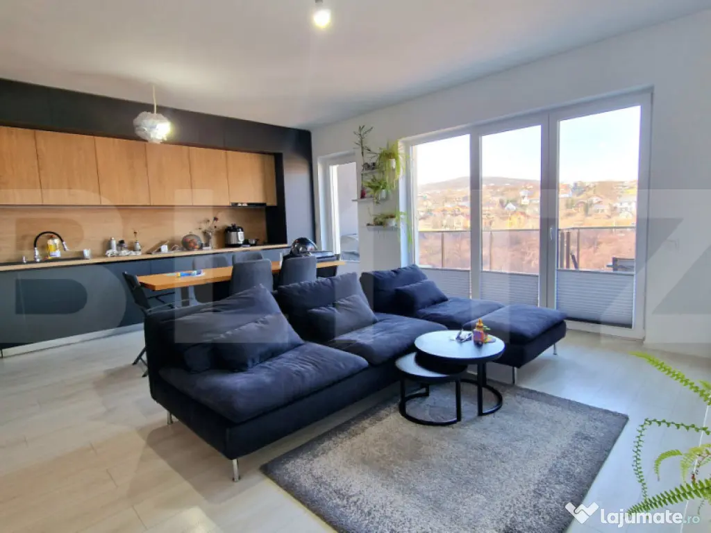 Penthouse cu 4 camere, 95 mp, 2 parcari subterane, panorama,