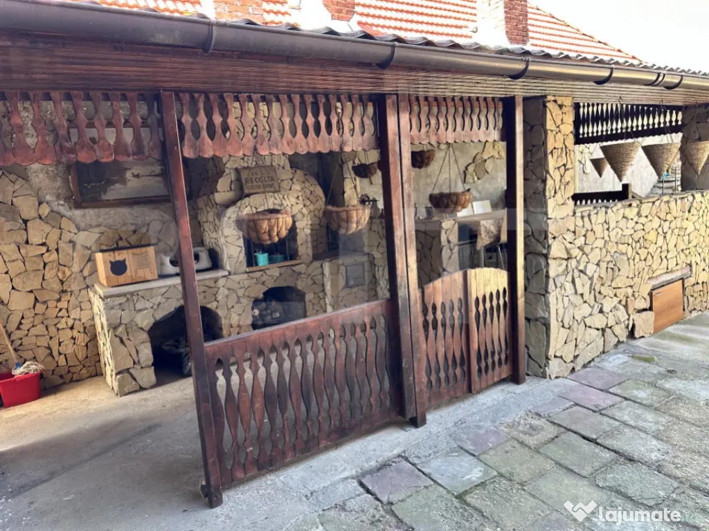 Casă spațioasă într-o zonă liniștită – curte amenaj