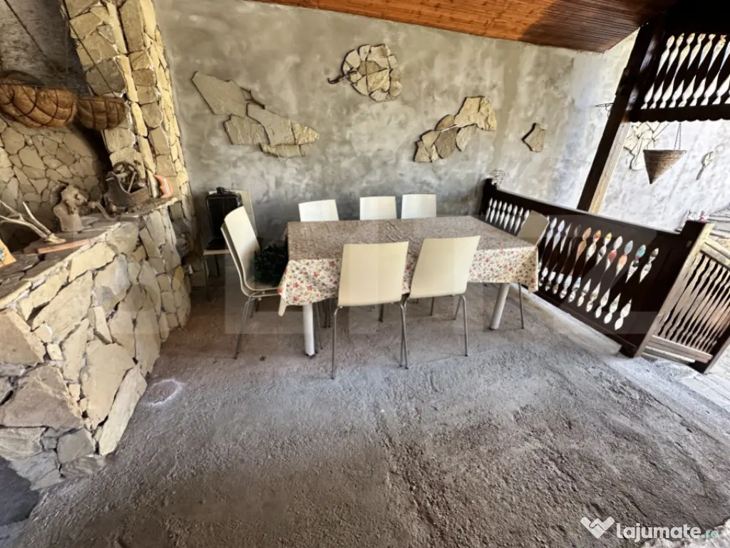 Casă spațioasă într-o zonă liniștită – curte amenaj