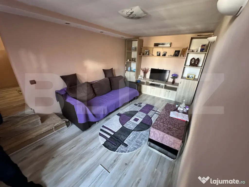 Casă spațioasă într-o zonă liniștită – curte amenaj