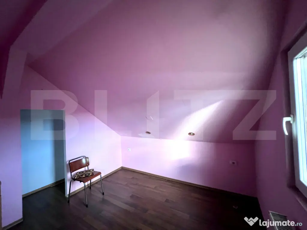Casă de inchiriat 345mp utili, teren 1.342mp cu potential c