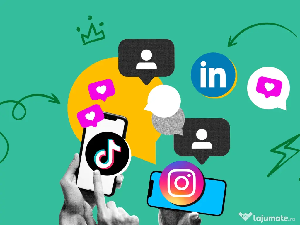 Promovare Facebook Instagram TikTok | Postări | Reclamă | Conținut