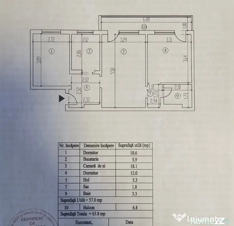Apartament 3 camere zona Independentei, Renovat in proporti