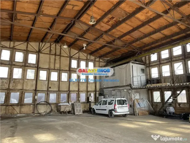 Hala 400 mp Pod Rulant 2T Birouri 100 mp Platforma Betonata