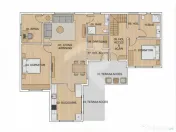 Casă spațioasă cu curte proprie 3 camere + birou Dobroe 