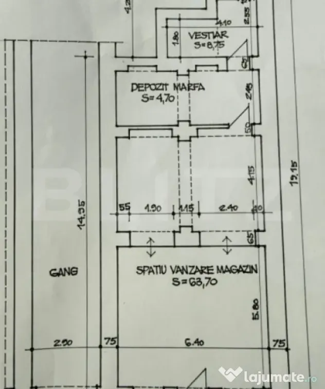 Spațiu comercial de închiriat, 80 mp – Ultracentral, zon