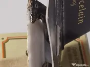 Miniatură Porțelan Reutter - Portret Împărăteasa Sisi, Aur 24K