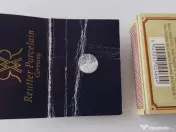 Miniatură Porțelan Reutter - Portret Împărăteasa Sisi, Aur 24K