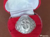 Inel Argint Masiv Marcat Oficial (Meșter D.A.), 13.61g, Vintage