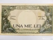 Bancnotă "Una Mie Lei" 1941 - Grafică Nicolae Grigorescu 