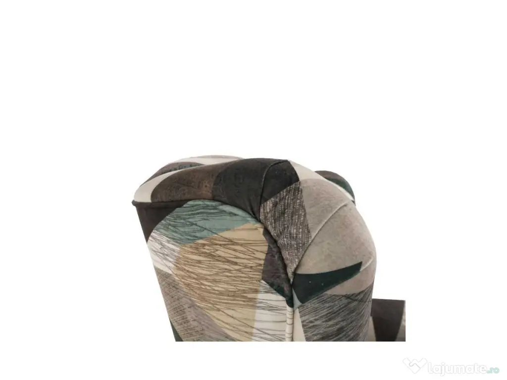 Fotoliu ASTRID tapitat culoare verde crem Fotoliu ASTRID NOU