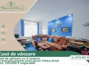 Casa cu 3 camere și centrală proprie,zona Aurel Vlaicu, Ar 