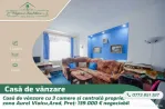 Casa cu 3 camere și centrală proprie,zona Aurel Vlaicu, Ar