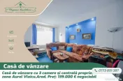 Casa cu 3 camere și centrală proprie,zona Aurel Vlaicu, Ar 
