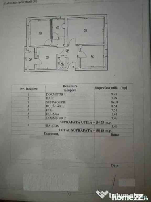 Apartament 3 Camere de vanzare zona | Eden - Inel I | Etaj - Constanta (Constanta)