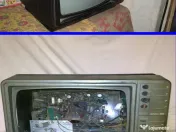 Televizor vintage alb negru portabil 2 bucati 