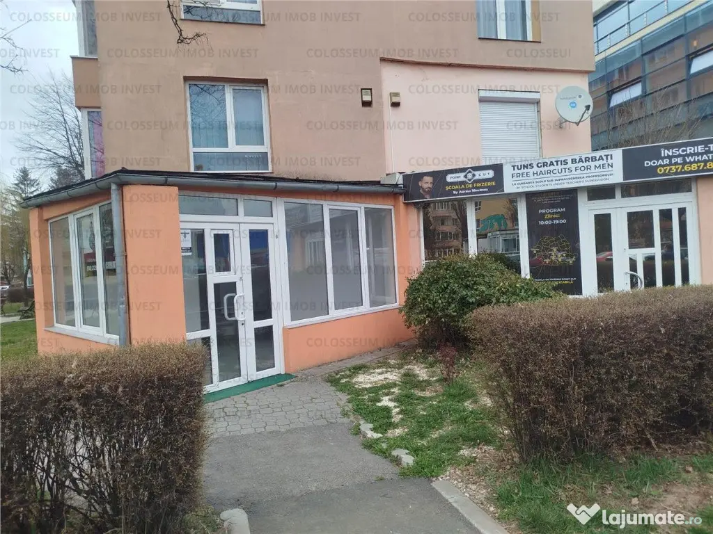 COLOSSEUM: Spatiu Comercial Intrare strada vitrina 6m stradal..