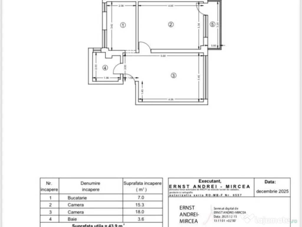 2 camere Eroii Revoluției | 6 min metrou | Parcare