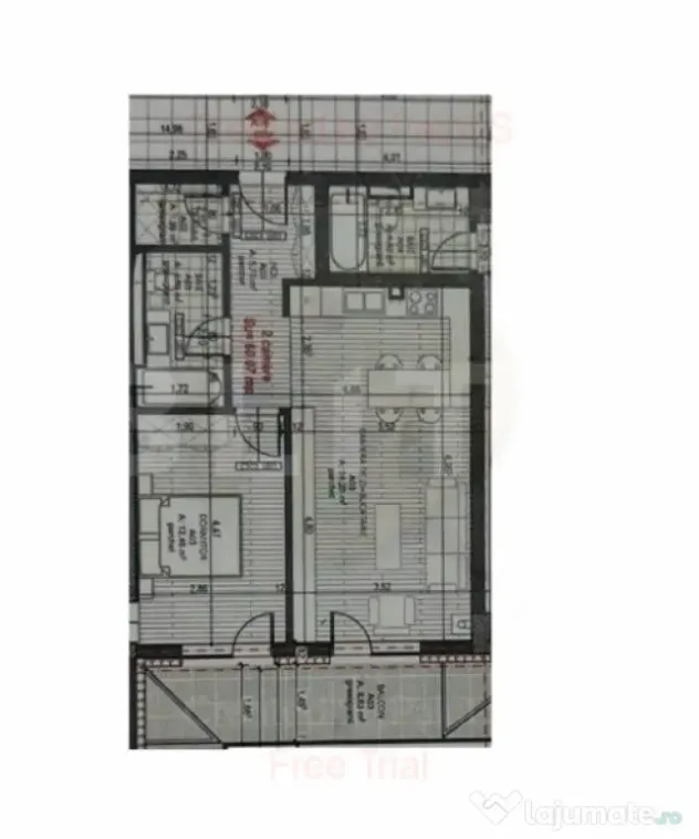Apartament 2 camere, finisat lux, bloc nou, zona strada Libe