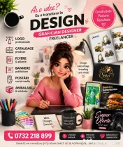 Graphic designer/grafician/freelancer - design/grafica/editare/NFT 