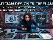 Designer grafic freelancer – servicii complete de design și editare foto. 
