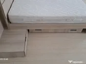 Pat 200x200 cu noptiere și ladă depozitare. 