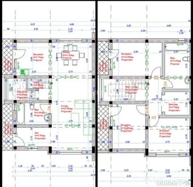 Complex nou! Case cu 4 camere și 131mp utili! Valea Lupului