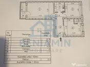 2 decomandate - etaj 3 - 55mp - 1979 - centrala - Galaxie... 