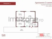 3 camere, CURTE 67 mp si 2 PARCARI proprii, 75 MP, FINISA... 