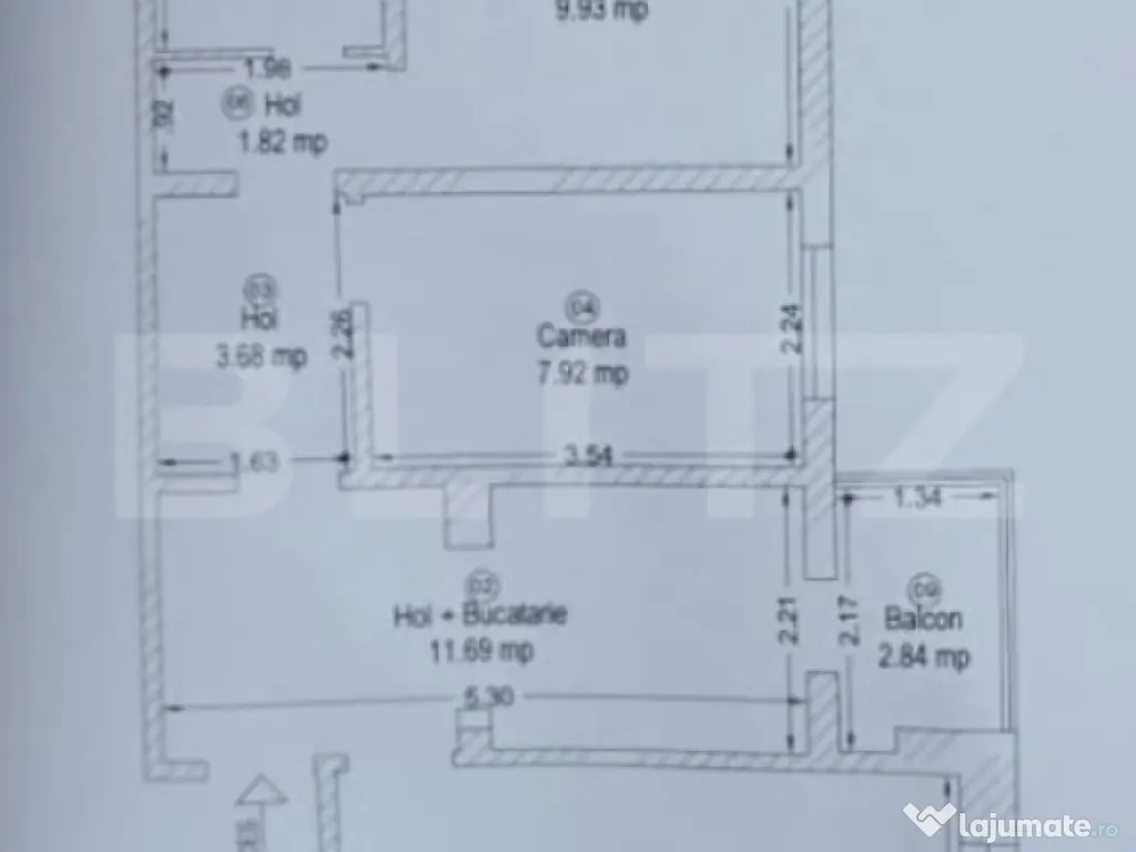 Apartament 3 camere, 62 mp, Calea Lipovei