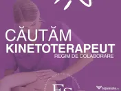 Căutăm kinetoterapeut cu experienta in regim de colaborare 