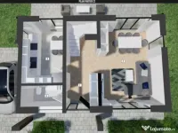 Casa individuala nZEB, garaj dublu,panouri fotovoltaice 