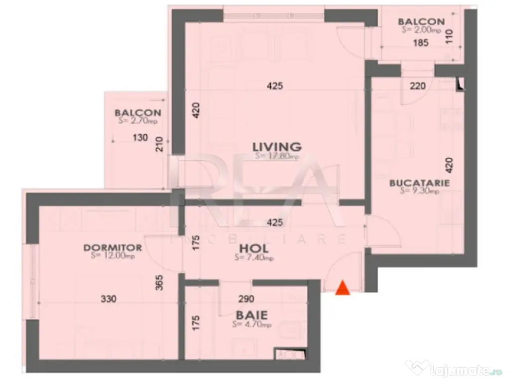 2 camere 9/11+ parcare+ boxa-Exigent Plaza Faza 4