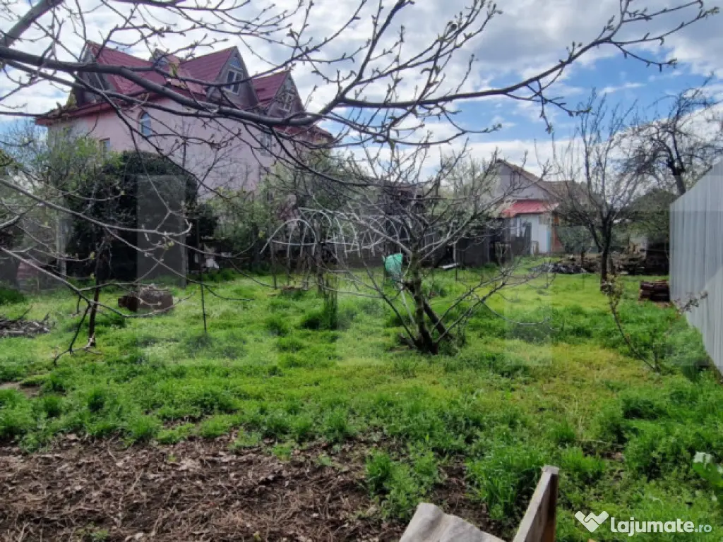 Casa modesta, 651 mp teren, zona Romanesti