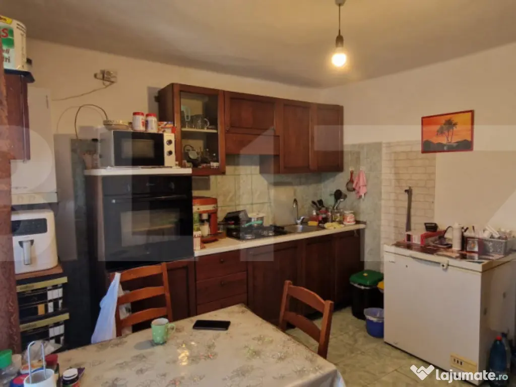 Casa modesta, 651 mp teren, zona Romanesti