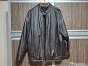 Geaca Piele naturala-Maro, Size: L=>XL 