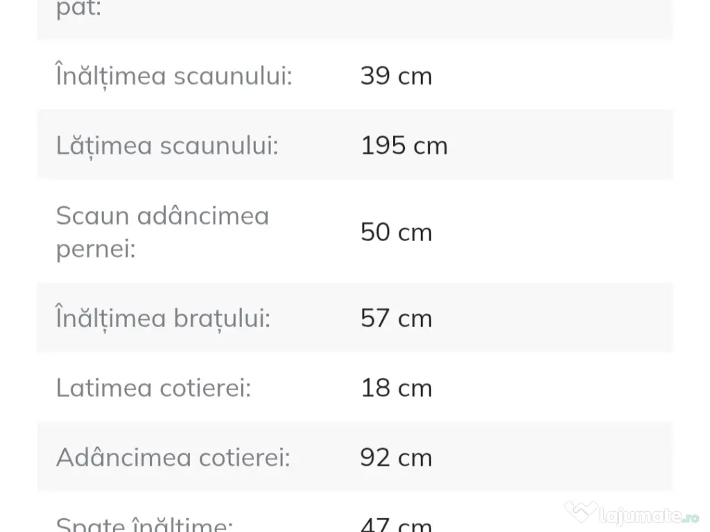 Canapea extensibila 232cm