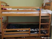 Vânzare Pat Supraetajat din Lemn Masiv