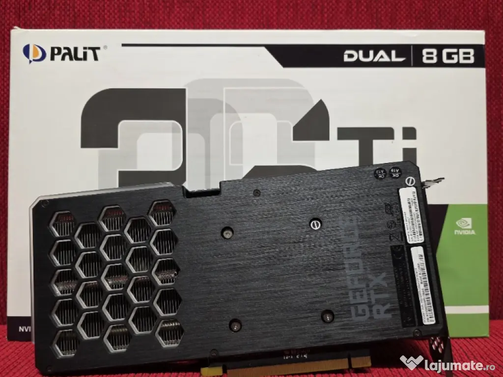 Placa video Palit Dual RTX 3060ti 8gb impecabila