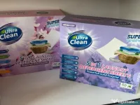 Detergent rufe sub forma de folii 