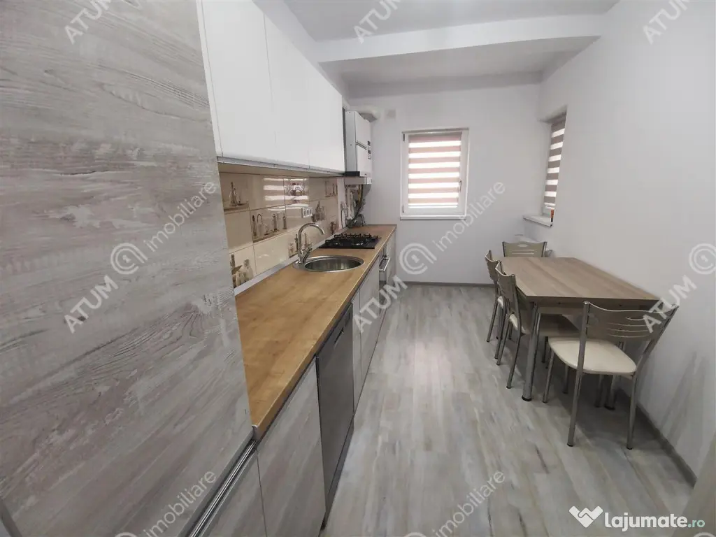 Apartament nou cu 3 camere si 2 balcoane de inchiriat in Sel