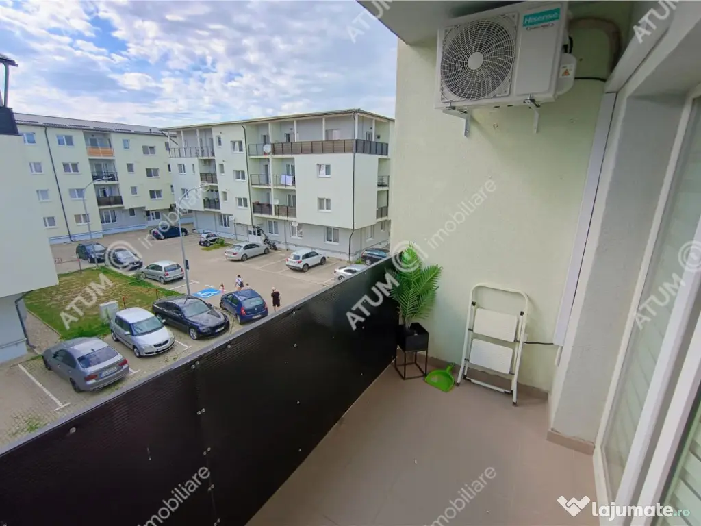 Apartament nou cu 3 camere si 2 balcoane de inchiriat in Sel