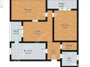 Apartament nou cu 3 camere si 2 balcoane de inchiriat in Sel 