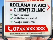 Panou publicitar pentru reclamă 