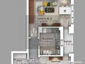 Apartament 2 camere decomandat bloc nou Tita/Ozana